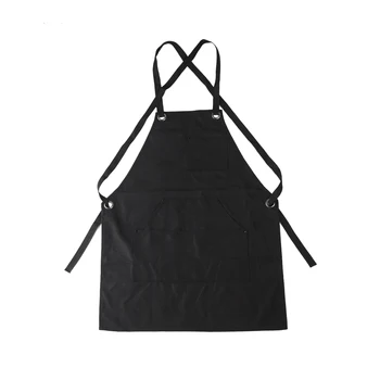 

Portable Adjustable Canvas Work Apron with Pockets for Tools Storage good quality practical and unisex
