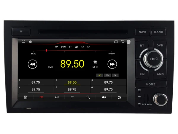 Clearance NaweiGe 7Inch Android quad core MTK 9.1 2+16GB Car dvd player for Audi A4 Autoradio GPS Navigation Car Multimedia players 10