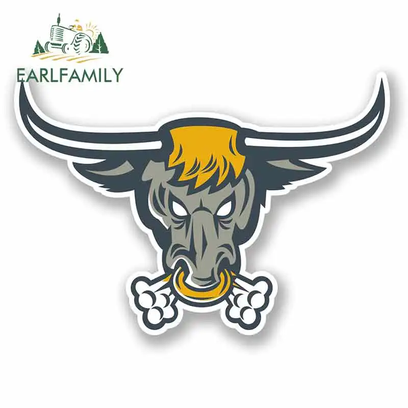 

EARLFAMILY 13cm x 13cm for Angry Spanish Bull Vinyl JDM Bumper Trunk Truck Graphics RV VAN 3D DIY Fine Decal Accessories