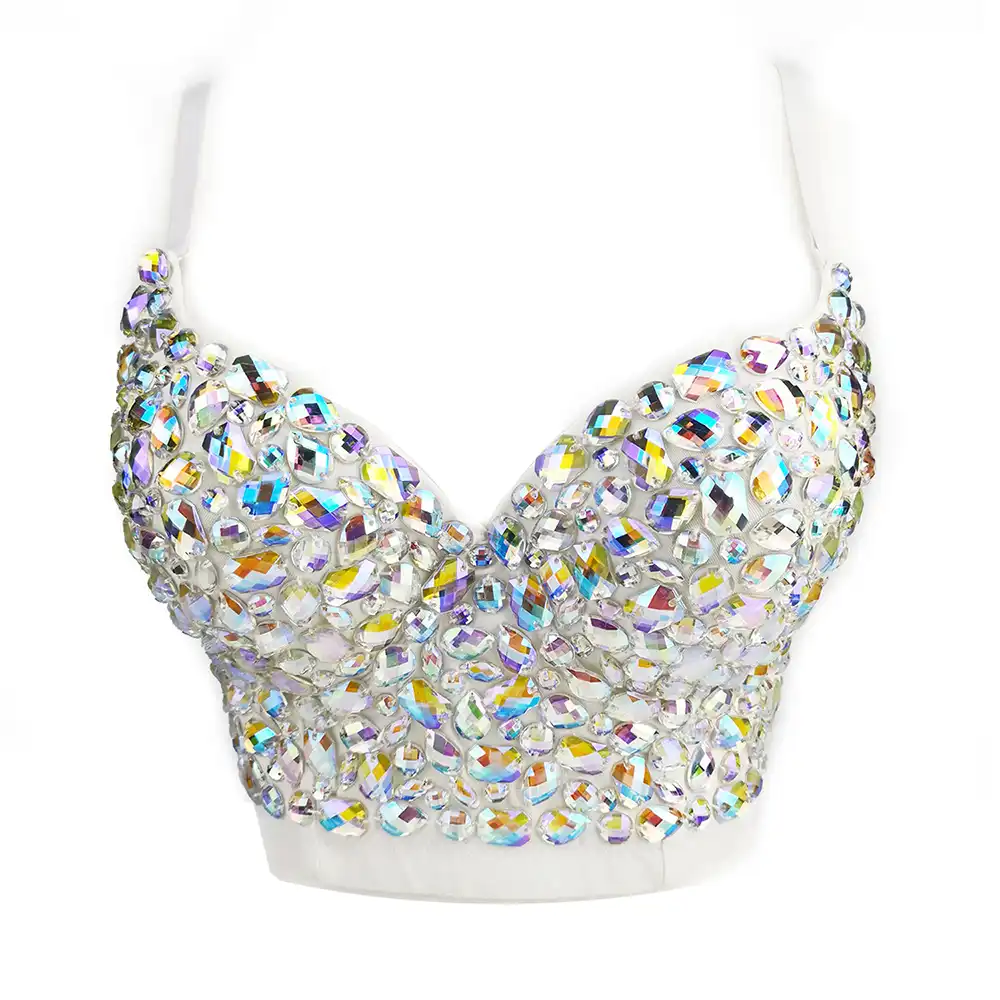 rhinestone bustier top
