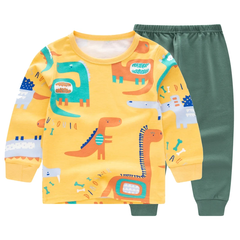 

Cotton Full Sleeve Cotton Boys Sleepwear Kids Airplane Pyjamas Children Baby Girls Pajamas Pijama Unicornio Infantil PJS