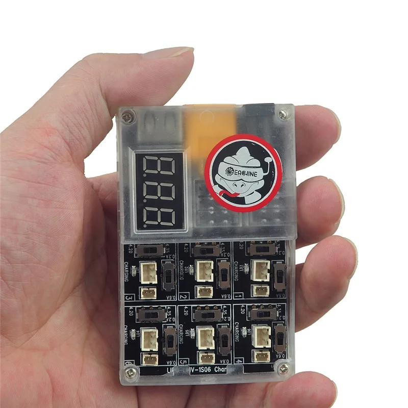 US65 UK65 FPV гоночный Дрон запасной части 1S06 6 Way Lipo / LIHV аккумулятор зарядное