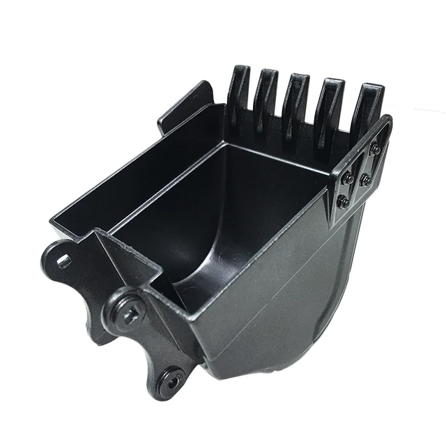 RC Excavator Accessories Full Metal Bucket Drill Scratch Wood Plastic Grabber Cutters Alloy Gun Handle Toys Accessory 5