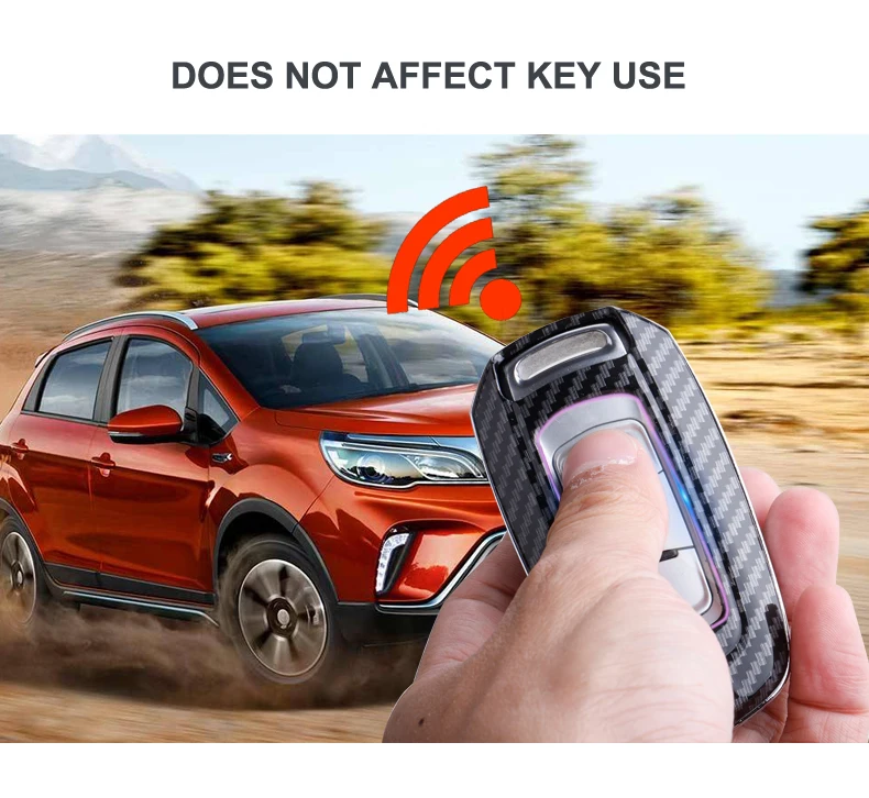 Carbon Fiber Car Smart Key Cover Case Fob For Geely Atlas Boyue NL3 EX7 Emgrand X7 SUV GT GC9 Borui Protect Shell Accessories - H784815740de74dcda64a1984c6f1c540L