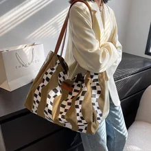 

CGCBAG Large Capacity Canvas Totes Bag Women 2022 Harajuku Shoulder Bag Casual Designer Shopper Bag Female Luxury Handbag