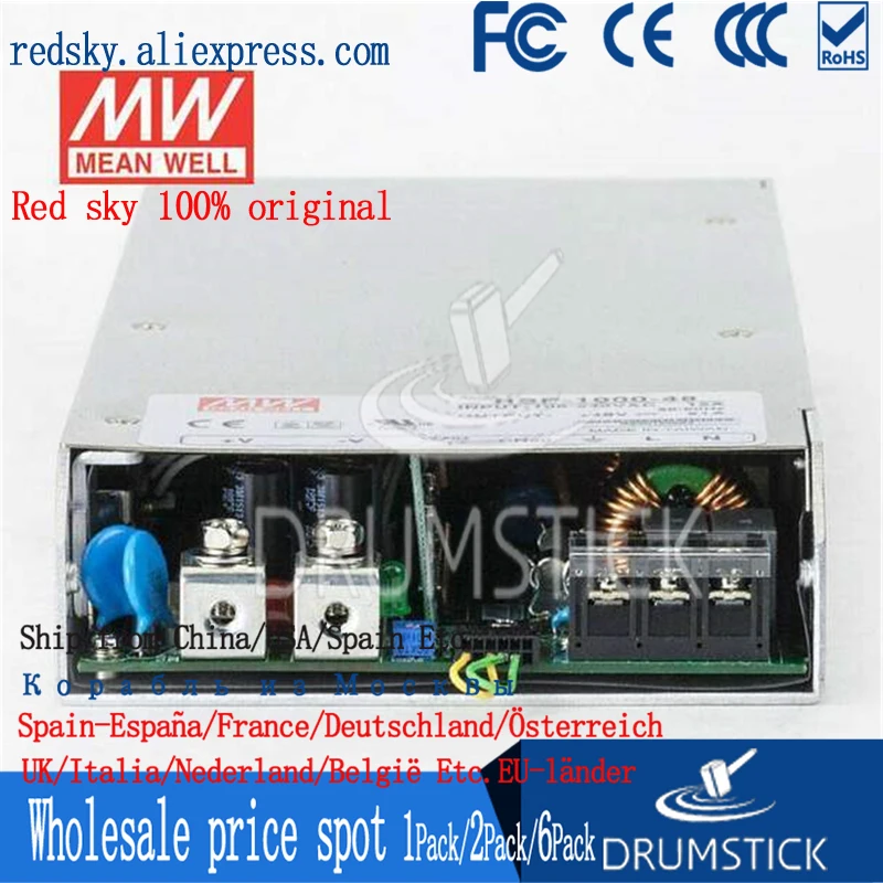 Специальное предложение товара MEAN WELL! RSP-1000-48 48V 21A meanwell RSP-1000 1008W один Выход Питание