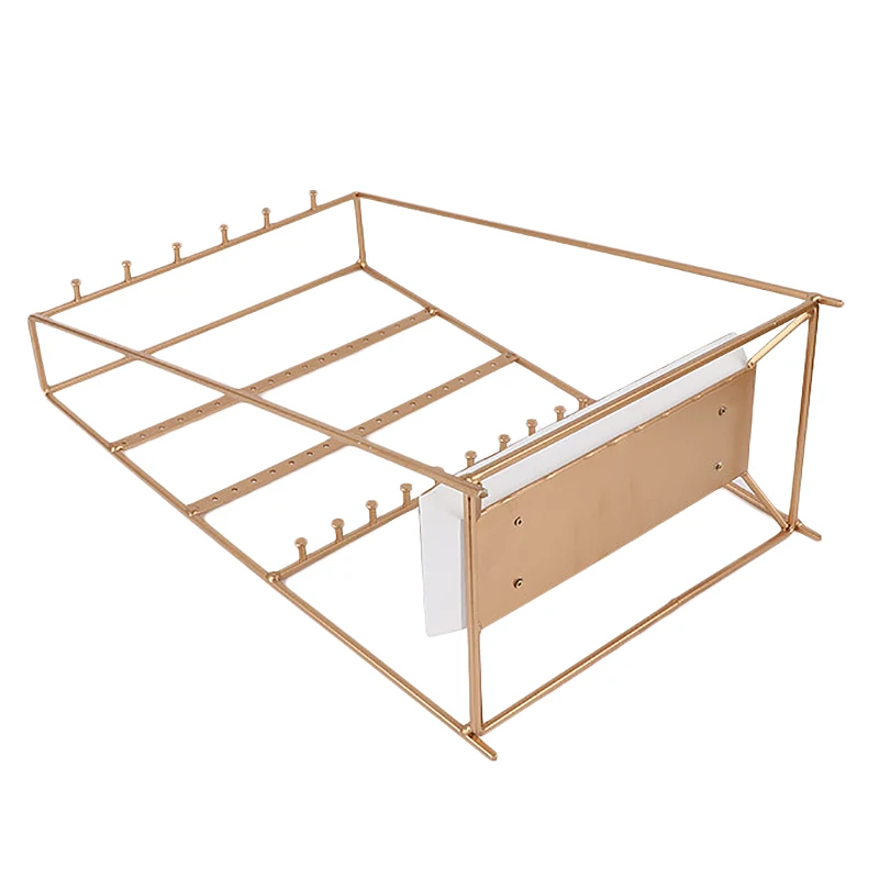 

Jewelry Organizer, 4 Tier Jewelry Stand, Decorative Jewelry Holder Display with White Tray for Necklaces, Bracelets, Earrings &