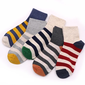 

2pair Colorful Striped Women Socks Cotton Breathable Ankle Girls Socks Calcetines Mujer Casual Autumn Winter Warm Socks Art