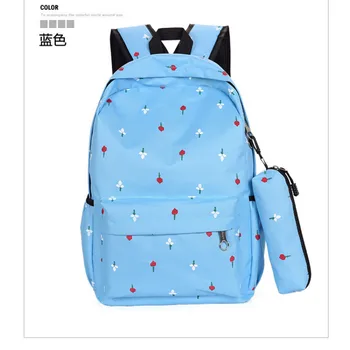

Fashion Leaves Printing Waterproof Backpack casual Women Shoulder School Bags Teenage Girls school backpack Laptop bags Bookbag