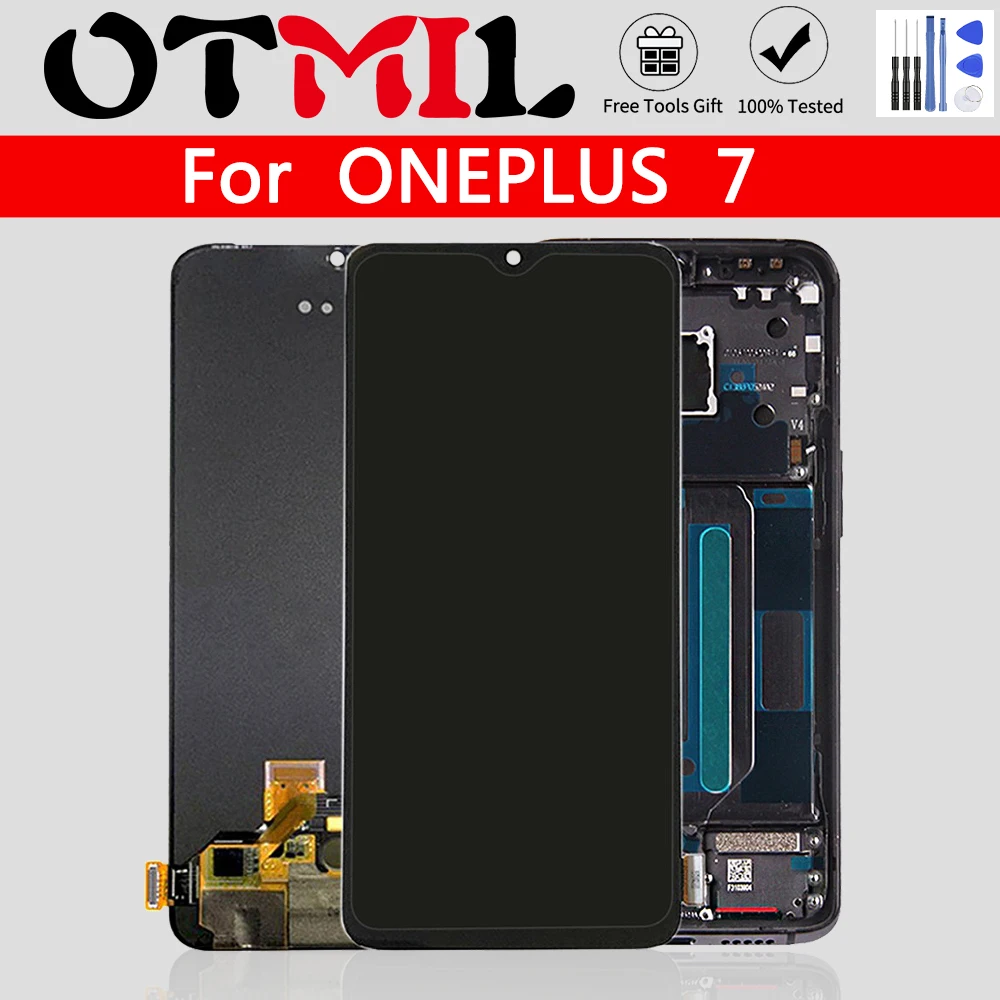 Оригинальный ЖК-дисплей OTMIL 6 01 &quotдля Oneplus 7 сенсорный экран рамка дигитайзер в