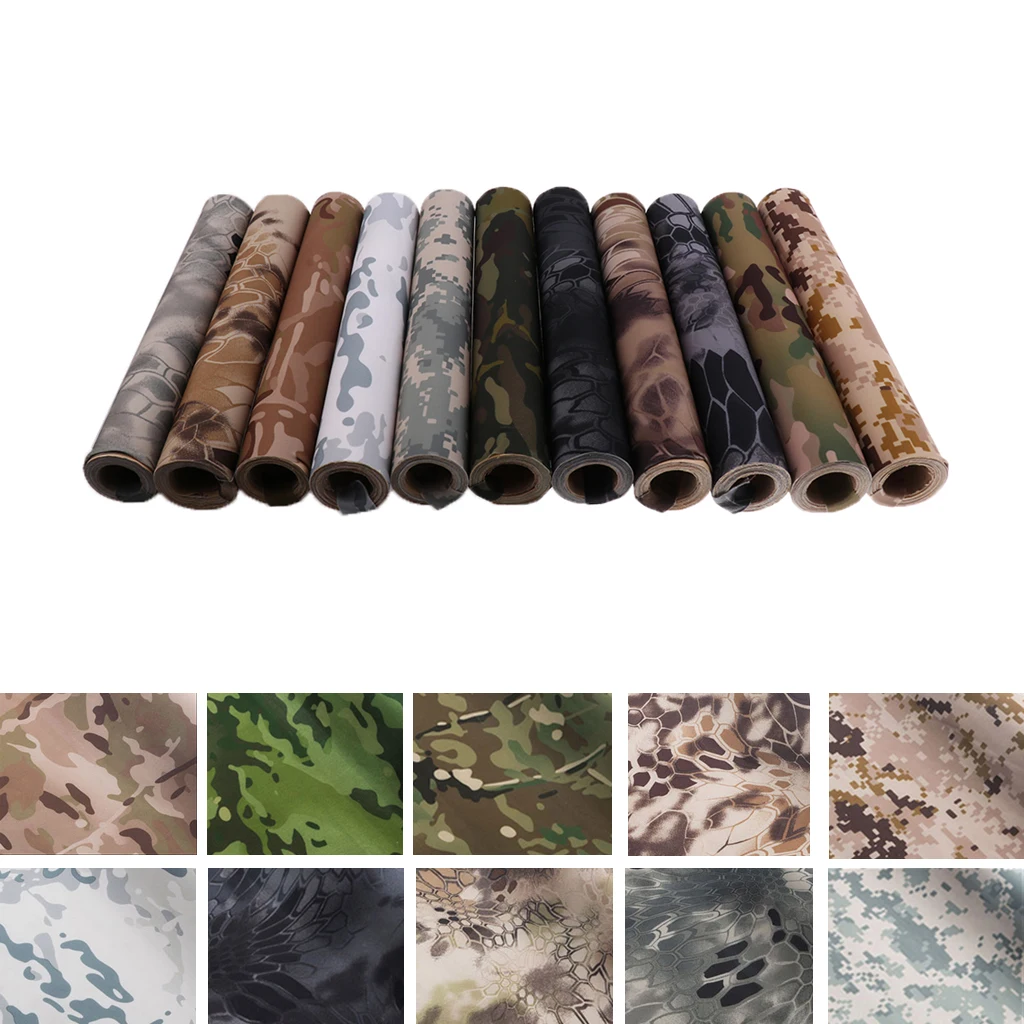 Outdoor Multi-functional Waterproof Dustproof Large Size Super Elastic Self-adhesive Camouflage Tape Hunting Camo Stealth Wrap