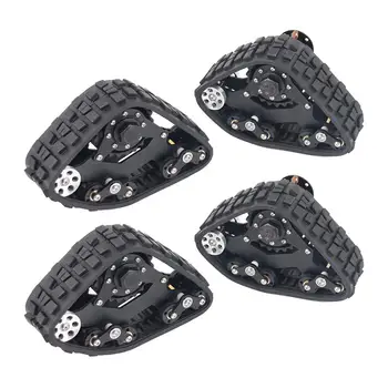 

RC Tracks Wheel Sandmobile Conversion Snow Tire for 1/10 SCX10 D90 Car Remote Control Device Accessories