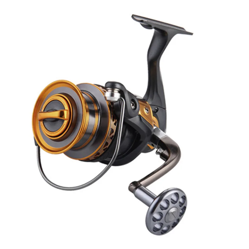 

14BB Spinning Fishing Reels Saltwater Metal Lotus Aluminum Alloy Handle Distant Wheel Left Right No Gap Carp Fishing Accessories