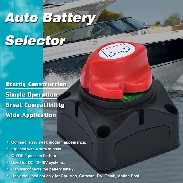 12V-60V 100A-300A Für Auto Auto RV Marine Boot Batterie Selector Isolator  Trennen Rotary Schalter Cut - AliExpress