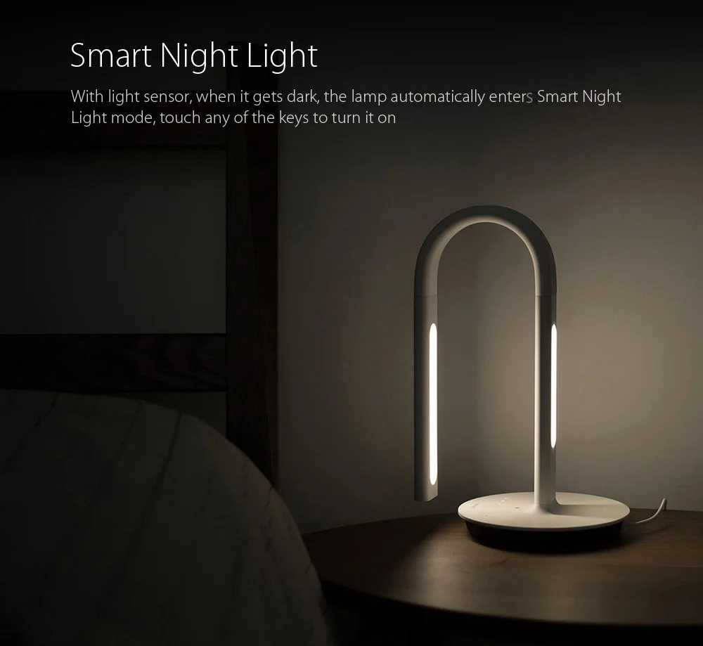 Xiaomi сценический Настольный светильник, ночной Светильник Eyecare, умная настольная лампа, приложение, умный контрольный светильник, 4 светильник ing