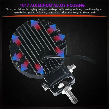 

1x 18W Spot LED Work Light Bar Car Truck Boat Driving Lamp Fog Offroad SUV 4WD