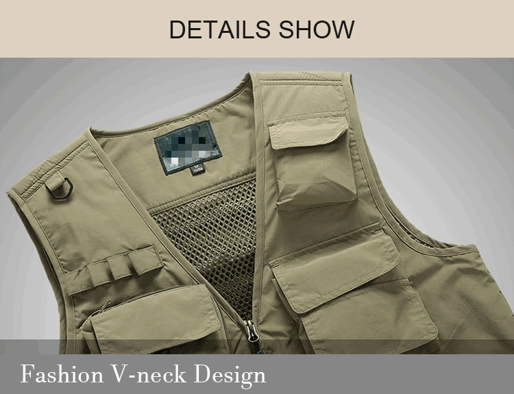 Gilet De Pêche LL Bean Vintage Homme Taille L - Vert Armée, Poches Utilitaires