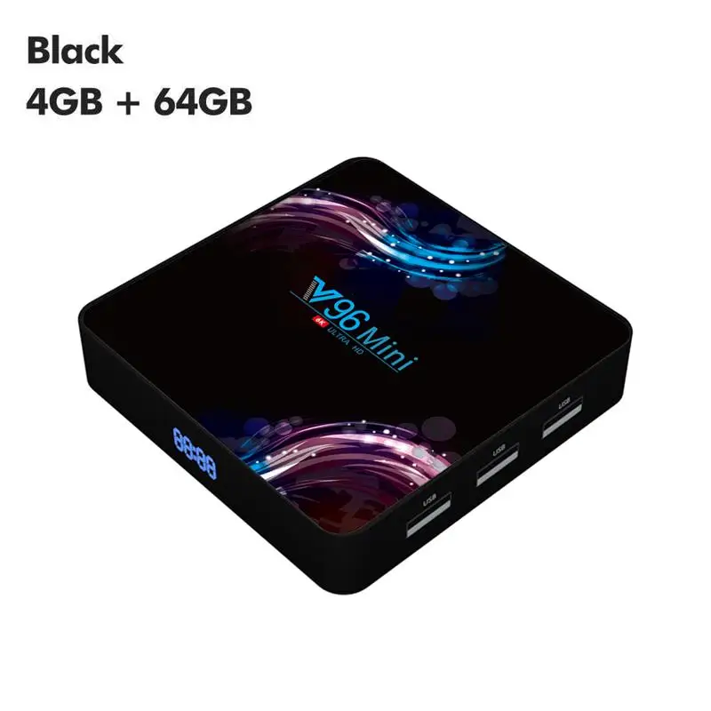 6K Android tv box Allwinner H6 4GB 128GB Поддержка 2,4G/5G wifi netflix android 9,0 Smart tv box медиа-проигрыватель Google телеприставка - Цвет: Black 4-64