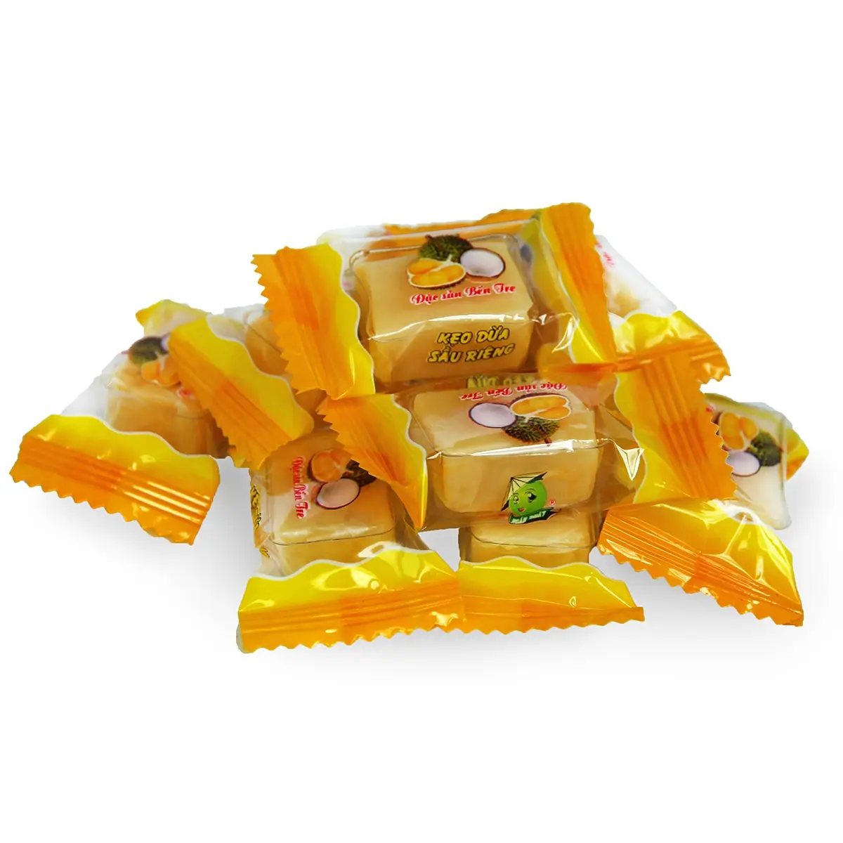 вьетнамские конфеты с дурианом. вьетнамские конфеты с дурианом. конфеты со вкусом дуриана. леденцы с дурианом. конфеты с дурианом тайланд.