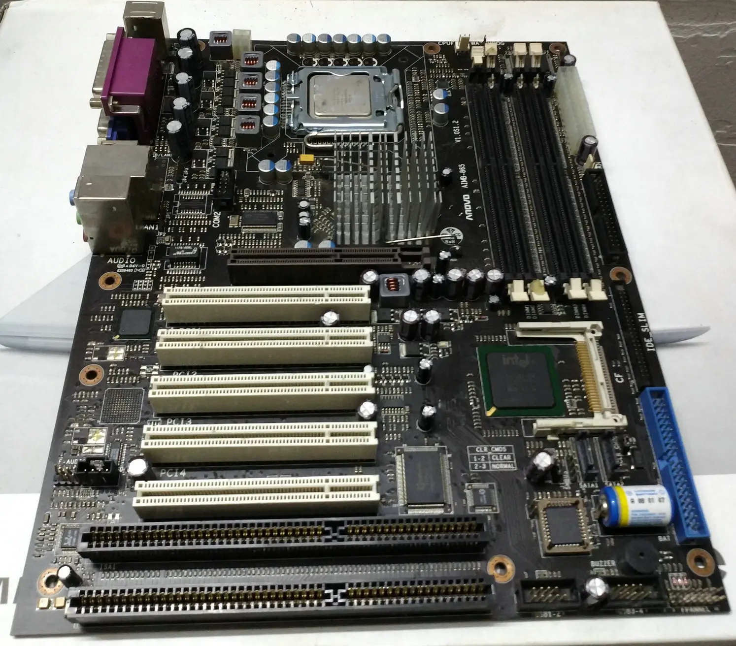 Industrial equipment board aimb-865 V1.0S1.2 775 platform dual network interface ISA slot | Электроника