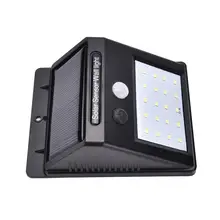 Солнечное настенное крепление 20 светодиодный светильник Открытый сад дорожка пейзаж забор двор лампа