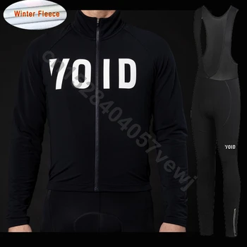 

New VOID 2020 Racing Thermal Fleece Cycling Jersey Set Cycling Bib Shorts Bike Jersey Set Ropa Ciclismo Hombre Cycling Kit