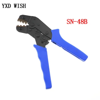 

SN-48B Crimper Crimping Tool 3.96/4.8/5.2/6.3 Plug Terminal Crimper Crimping Pliers Wire 0.5-1.5mm2 AWG 26-16 Hand Tool