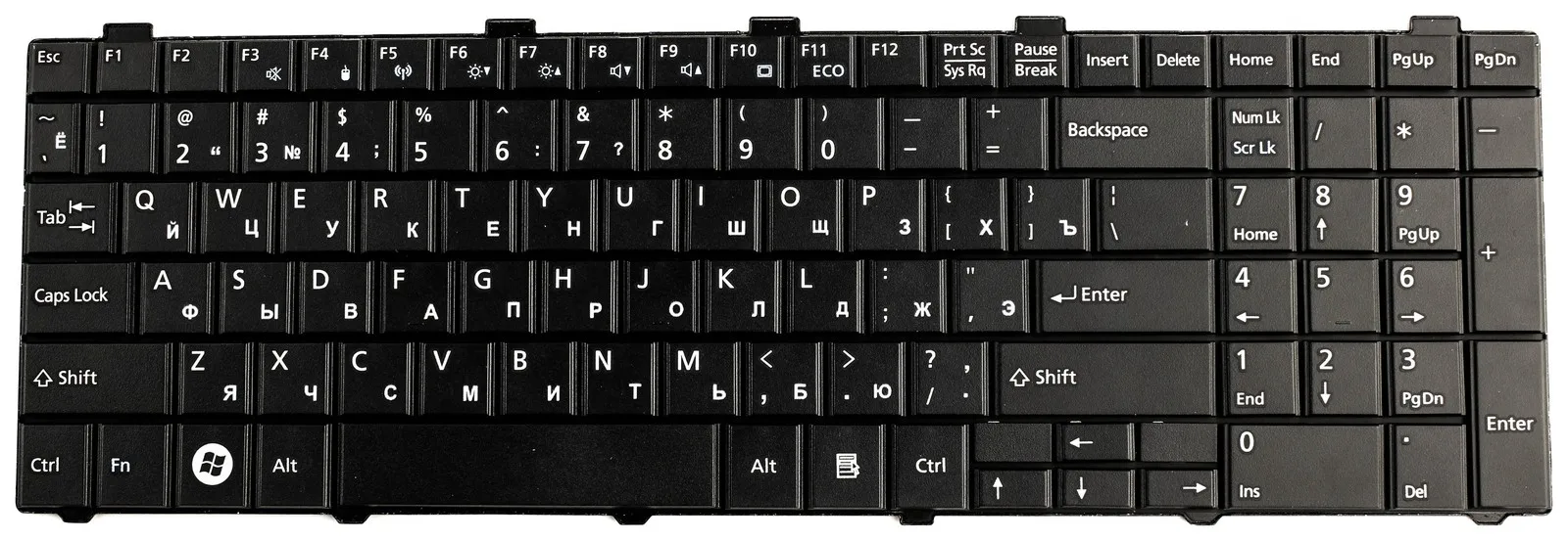 Клавиатура для ноутбука Fujitsu-Siemens LifeBook A530 P/n: CP490711-02 CP515525-01 AEFH2000010 | Компьютеры и