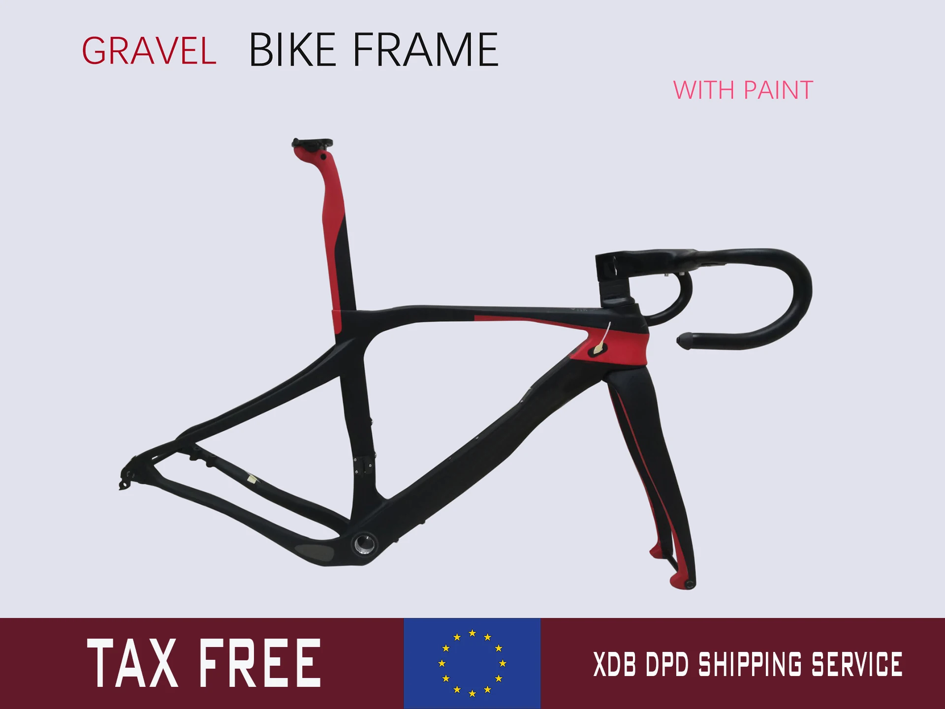 gravel bike disc frameset