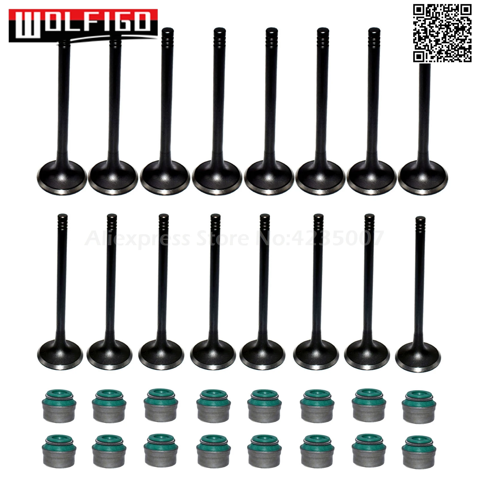 Wolfigo New For 19992008 Daewoo Isuzu Suzuki 2.0l X20se Intake Valves