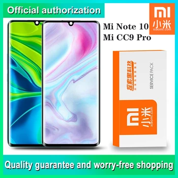 

100% Original 6.47" Amoled for Xiaomi MI CC9 Pro Note 10 Lite LCD Display Touch Screen Digitizer For Mi note 10 Repair parts