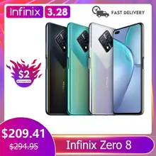 Infinix ноль 8 глобальная версия 128G 8G Оперативная память Octa Core 4 90 Гц 6,8