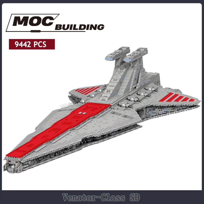 Звездный фильм UCS Venator-класс MOC Разрушитель конечный коллекционер Wars серии