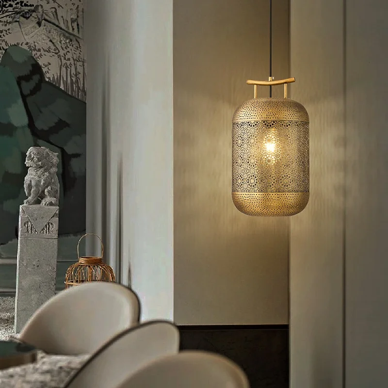 

Chinese Classical Zen Art Pendant Lightas Vintage Retro Suspension Luminaire Home Decor Living RoomTea Room Study Bedroom Bar