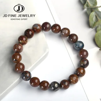 

JD 9-10mm Pietersite Stone Bracelet Charms Yoga Women Meditation Amulet 18cm Wholesale High Quality Bracelets