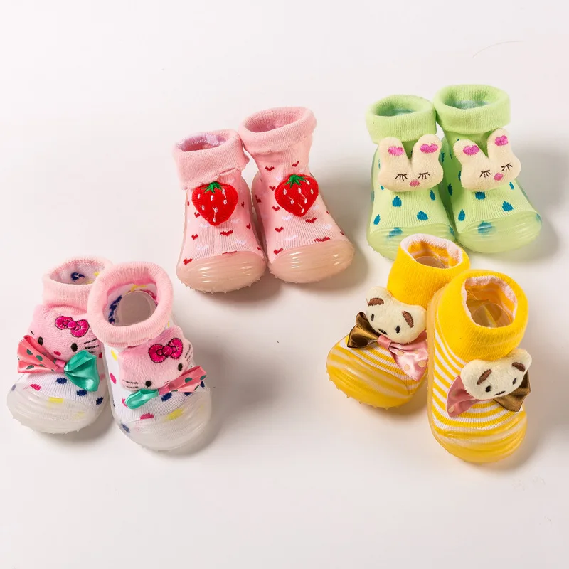 Breathable non-slip baby socks toddler spring and summer children soft bottom floor early education shoes 0-1- | Детская одежда и