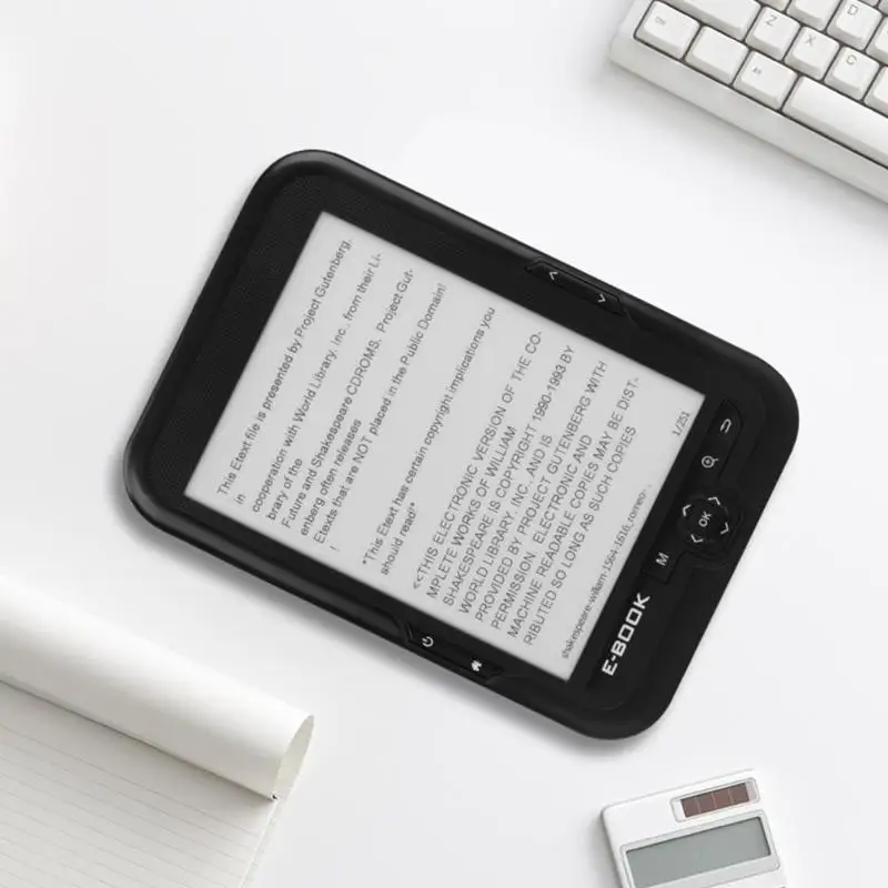 Портативный мини 6 дюймов E-Ink Экран из устройства для чтения электронных книг электронная читалка электронная Бумага книга с передним светильник 8 Гб карта памяти премии сувенир