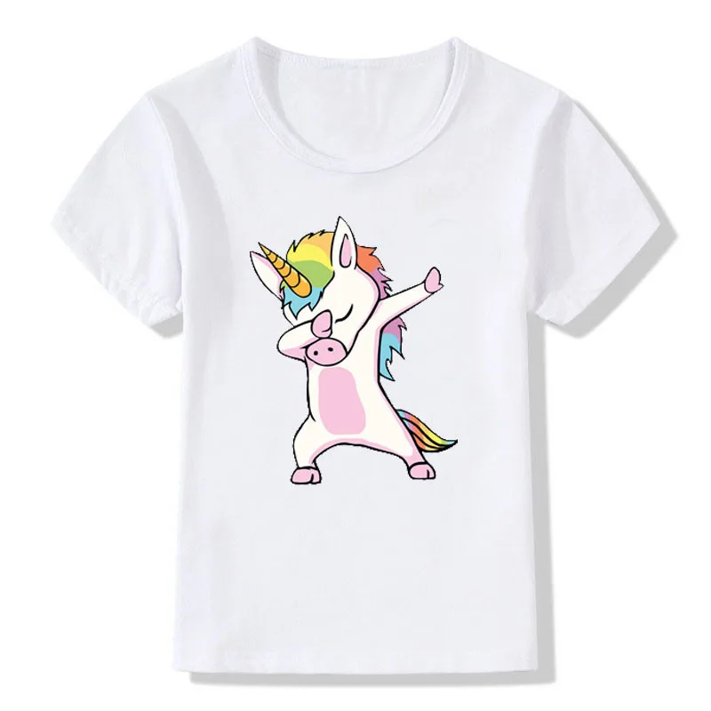 

T-Shirt Kid Happy Birthday Unicorn Print Kids T Shirt