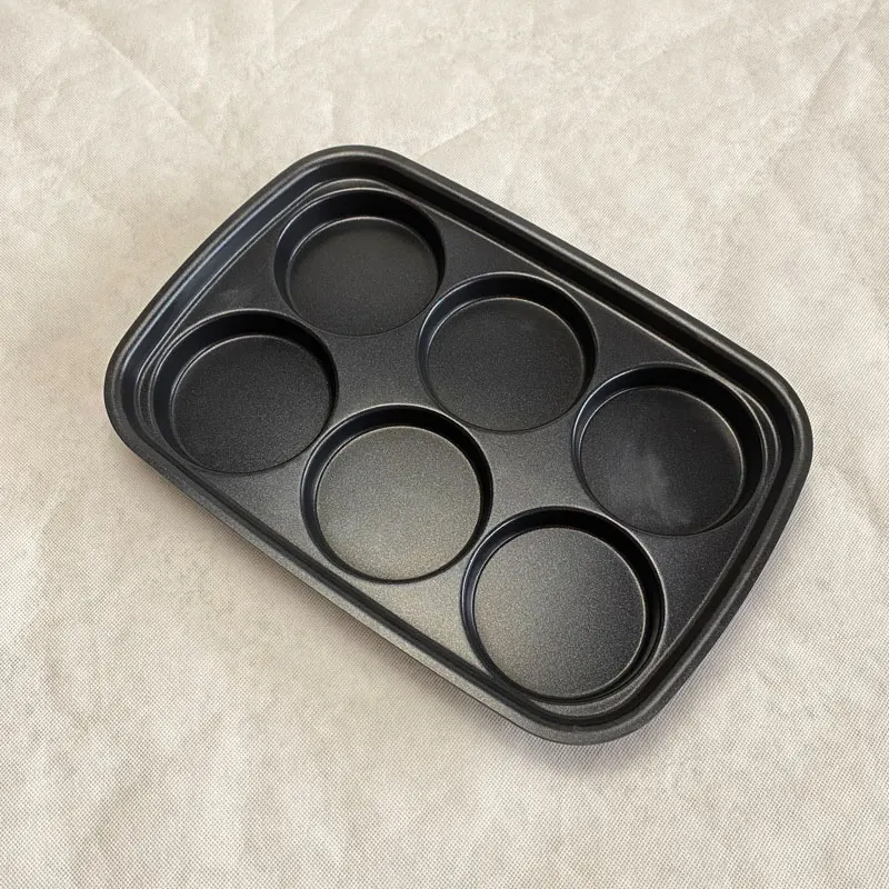 Multi-function cooking pot accessories electric roasting pan 6-disc frying pan model mold meatball tray baking tool container