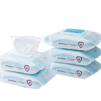 

80 Pieces 2020 Disinfecting Alcohol Disposable Hand Cleaning Cloths Skin Toys Cleaning Alcohol Cotton Wet Wipes