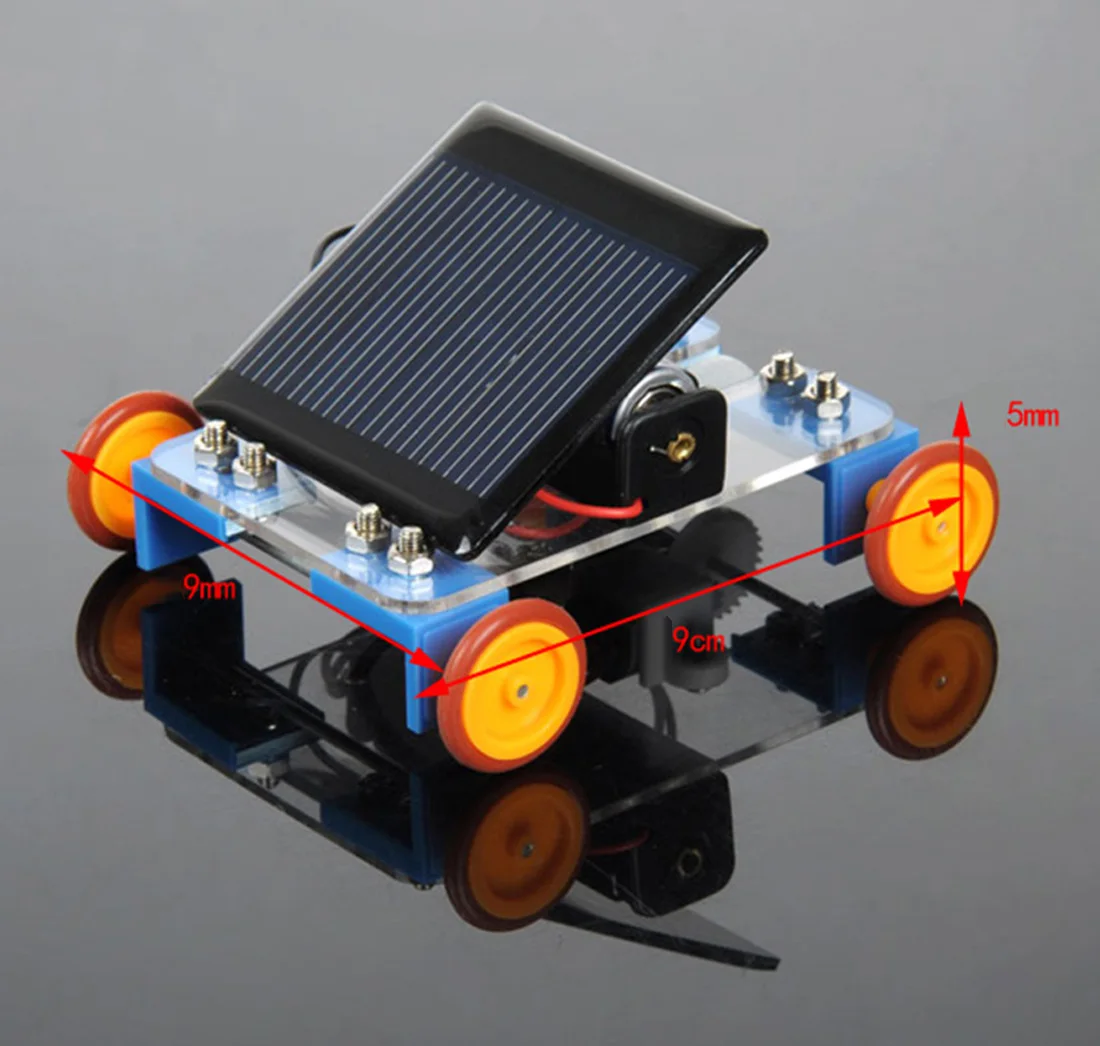 Feichao Science Experiment Solar Car Toys for Children DIY Assembled Energy Powered Toy Robot Kit Educational | Игрушки и хобби
