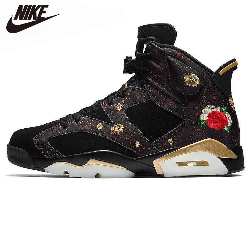 Оригинальный AIR JORDAN 6 Ретро CNY Выгравированные Мужские Модные баскетбольные кроссовки амортизирующие уличные кроссовки AA2492