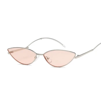 

Sgyouwant Fashion Vintage Ladies Cat Eye Sunglasses Women Brand Designer Small Mirror Sun Glasses For Female Oculos De Sol