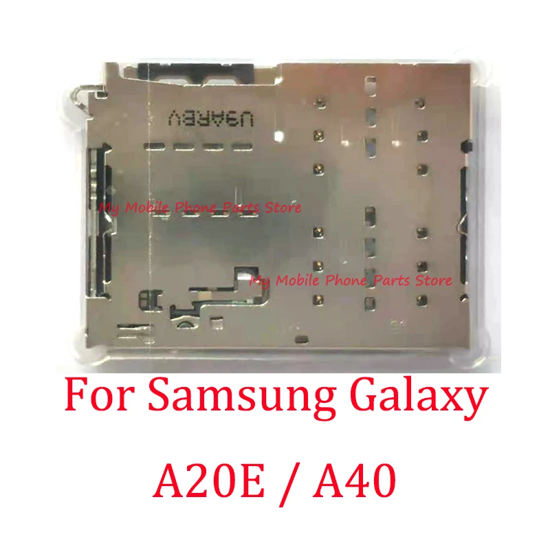 

Original Quality Sim Card Tray Socket Holder For Samsung Galaxy A40 / A20E Sim Reader Card Slot Adapter Flex Cable Repair Parts