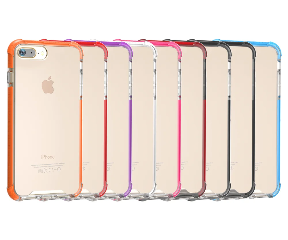 Акриловый чехол с защитой от падения для iPhone 6 6S plus TPU + PC 7plus ударопрочный задней