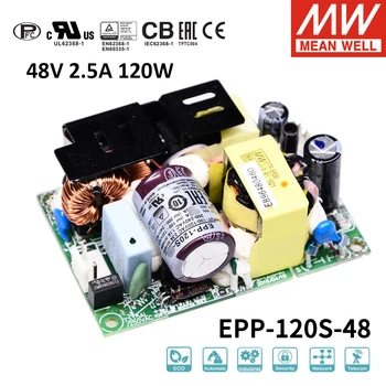 

Taiwan MEAN WELL EPP-120S-48 PCB Type switching power supply 48V 2.5A 120W Meanwell high efficiency low loss power supply PFC