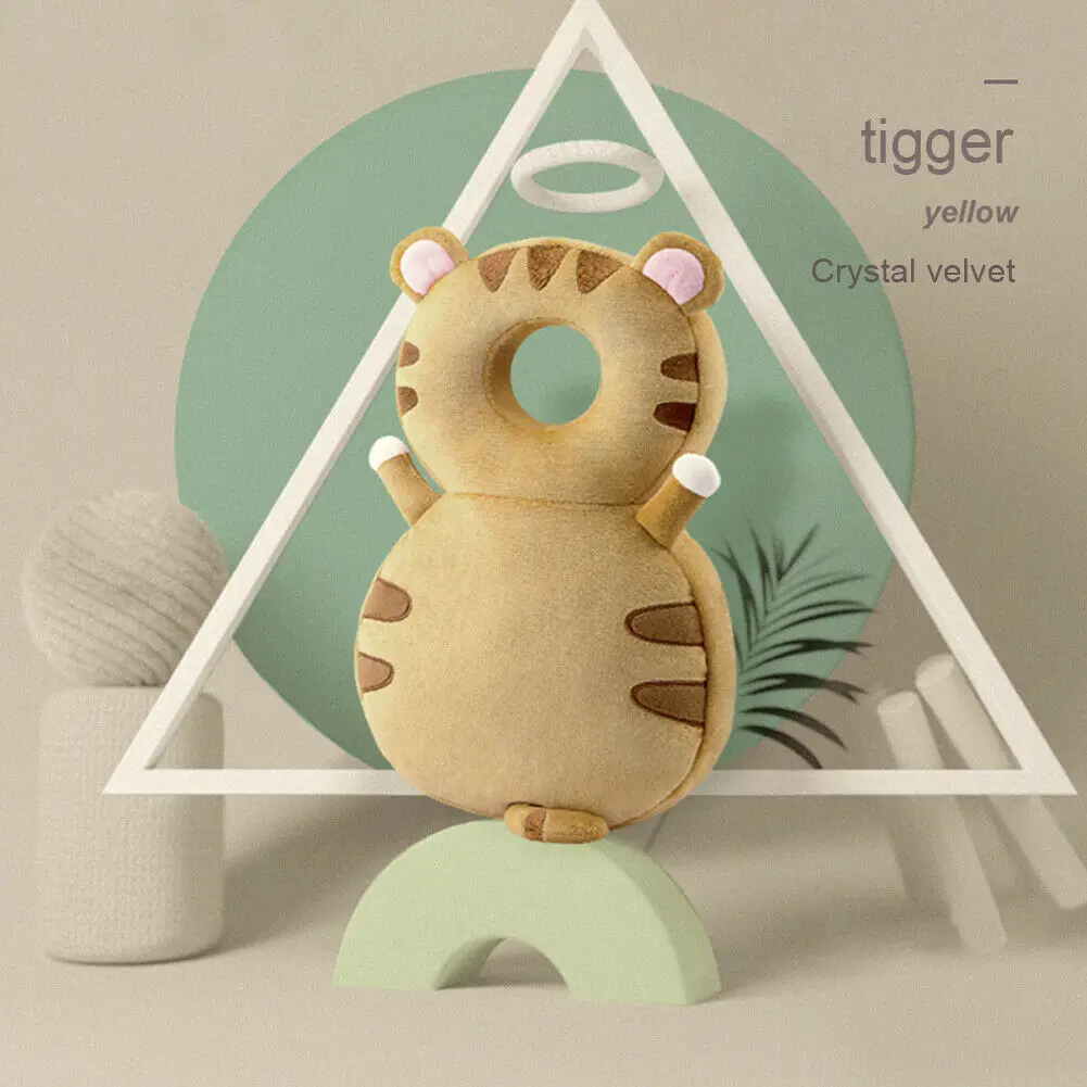 Little Tiger Защита головы для новорожденного ребенка предохранительная Подушка для спины предотвращает травму единорога пчелы мультфильм безопасности подушки От 1 до 3 лет - Цвет: Little Tiger