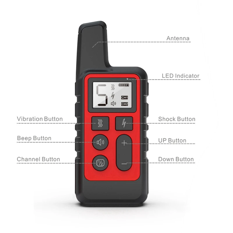 Anti Dog Barking Devices Dog Electric Shock Collar Training Ultrasound Agility Equipment Remote Shocker German Shepherd