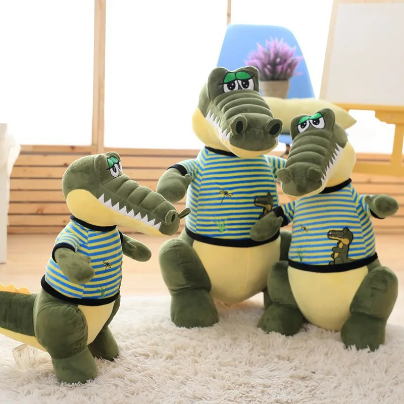 

Hot Selling Station Croc Creative Cartoon Plush Toy Doll-Processing Customizable Logo Recruit Agents