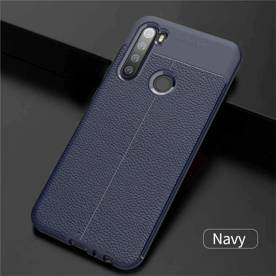 Чехол Leater для Xiao mi Red mi Note 8 7 Pro Чехол для Xiaomi mi 9T 9 8 SE A2 Lite Max 3 mi x 3 Pocophone F1 красный mi K20 Pro Чехол - Цвет: Navy